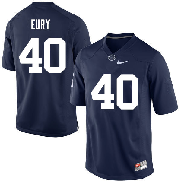 NCAA Nike Men's Penn State Nittany Lions Nick Eury #40 College Football Authentic Navy Stitched Jersey KIQ2398RD